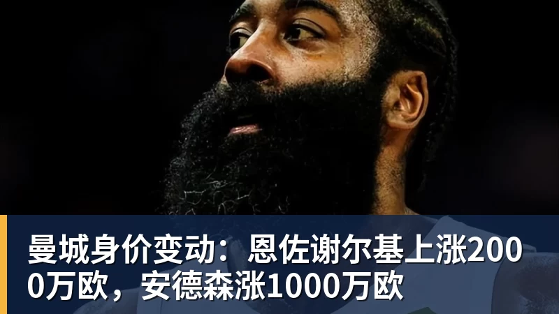 尊龙凯时曼城身价变动:恩佐谢尔基上涨2000万欧,安德森涨1000万欧
